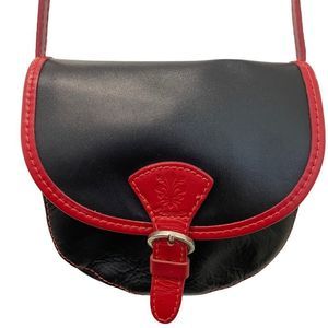 𝅺Adina Florence leather compact crossbody bag